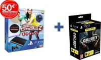 PS3 SLIM 12GO SPORTS CHAMPIONS 2+ OREILLETTE+ COD 